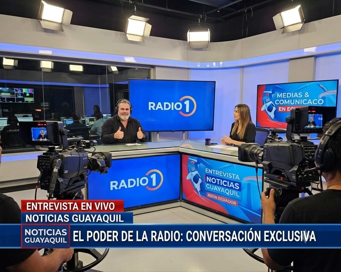Marcelo Moncayo Theurer en una entrevista televisiva.